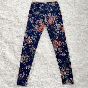 LuLaRoe | Floral Print Leggings | One Size